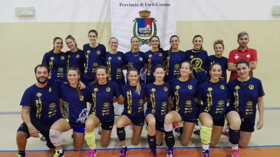 La formazione di C femminile del Rubicone In Volley