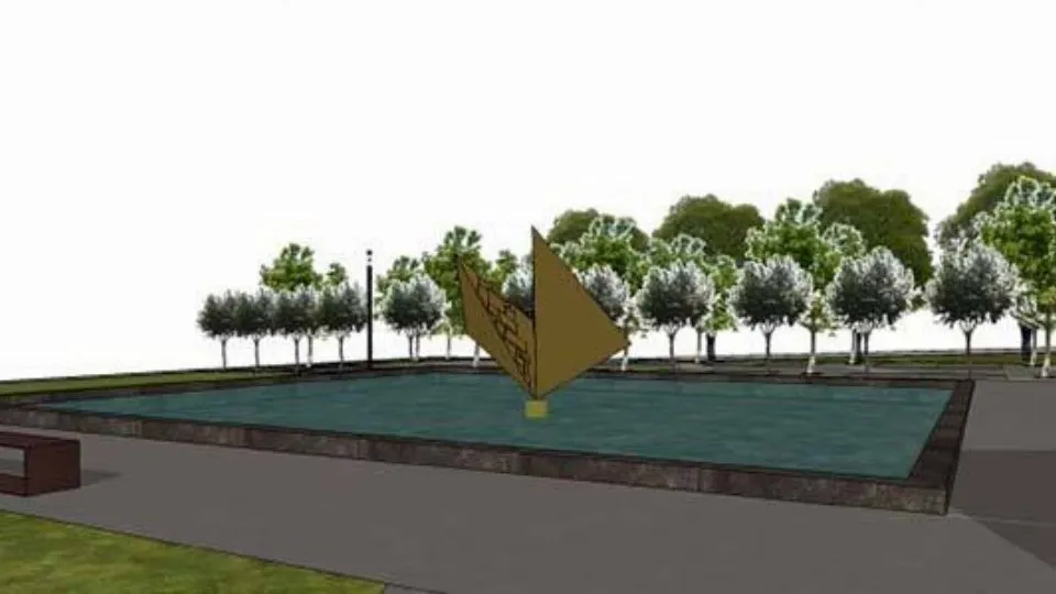 un rendering della piazza