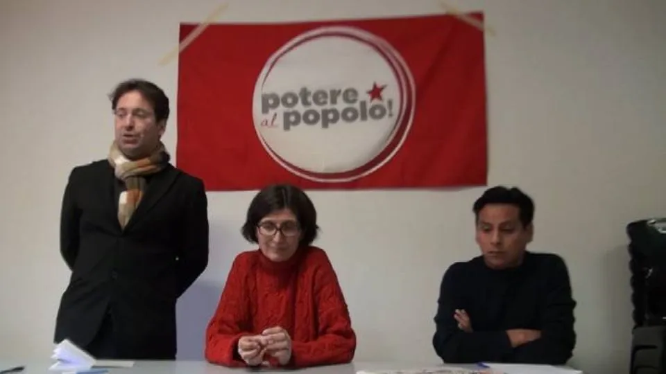 tre dei quattro candidati di potere al popolo