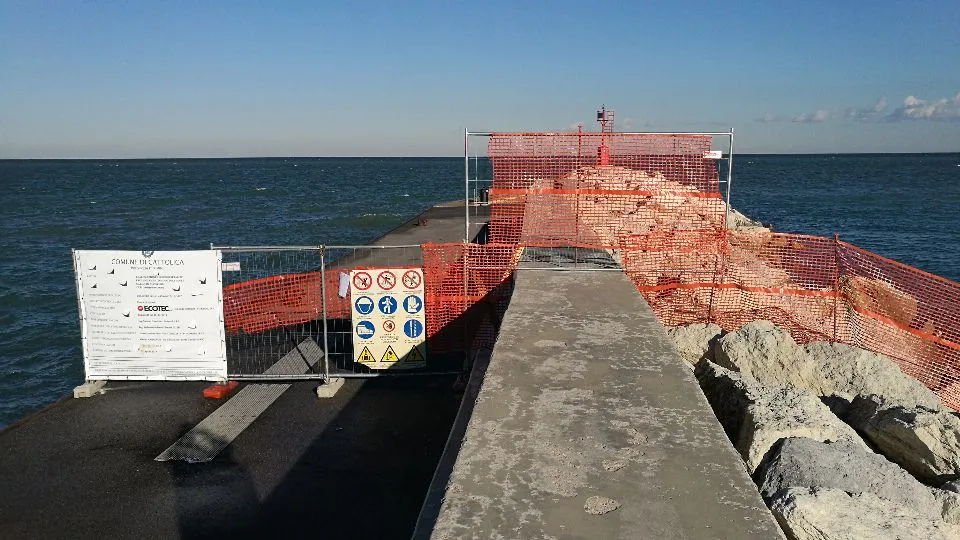 il molo di levante di Cattolica