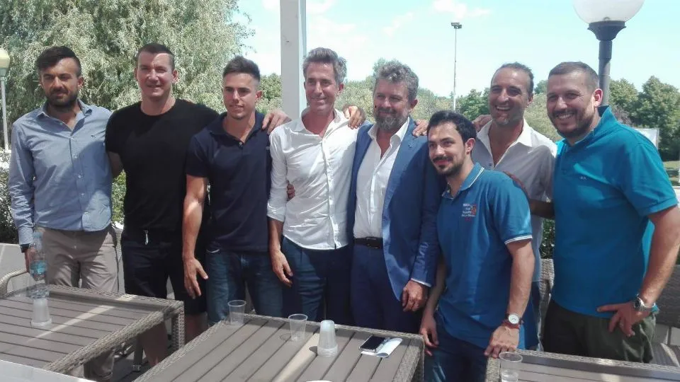 Dirigenti, staff tecnico e staff medico di RBR
