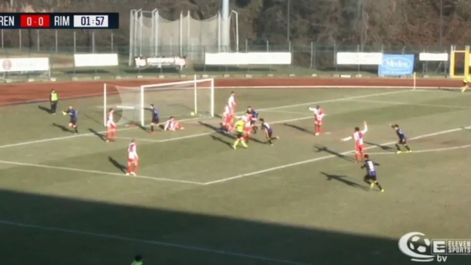 Il gol di Pavan al 2′ pt (ElevenSports)