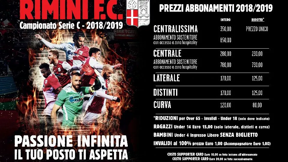 Il volantino della campagna abbonamenti