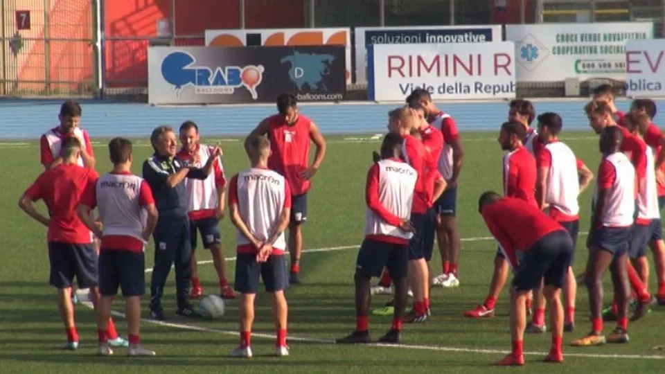 Il primo allenamento di Leonardo Acori