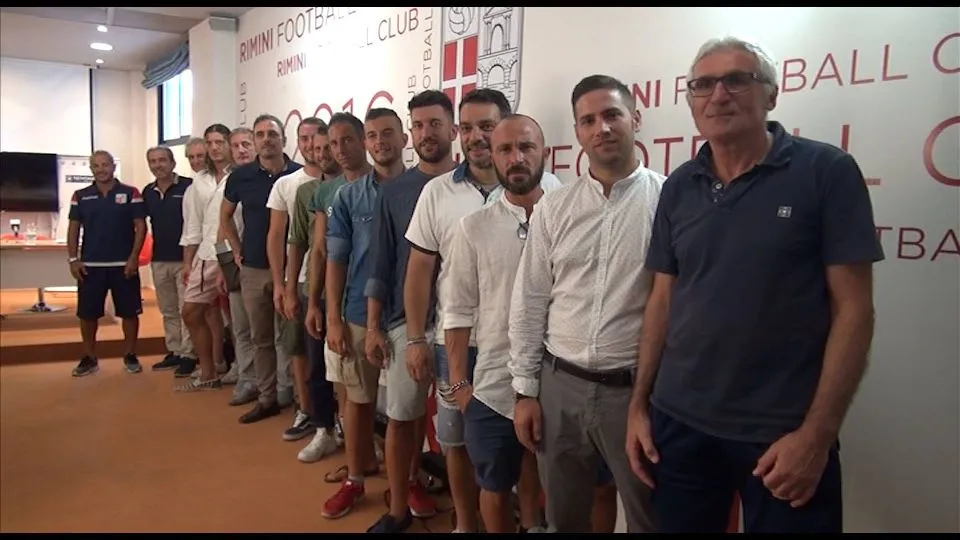 Lo staff tecnico delle giovanili del Rimini FC