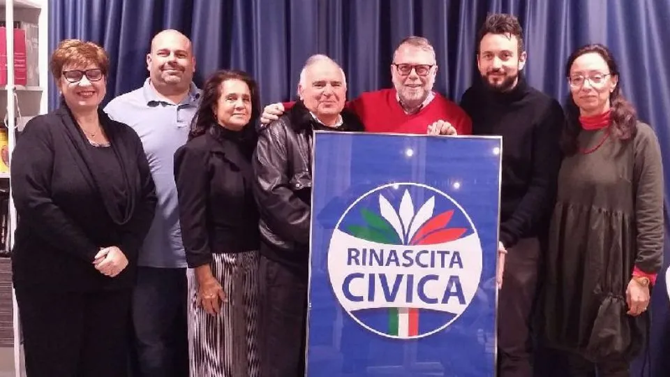 Il direttivo di Rinascita Civica
