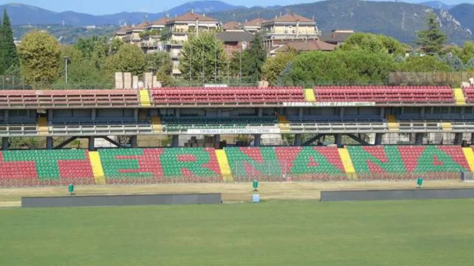 lo stadio di Terni