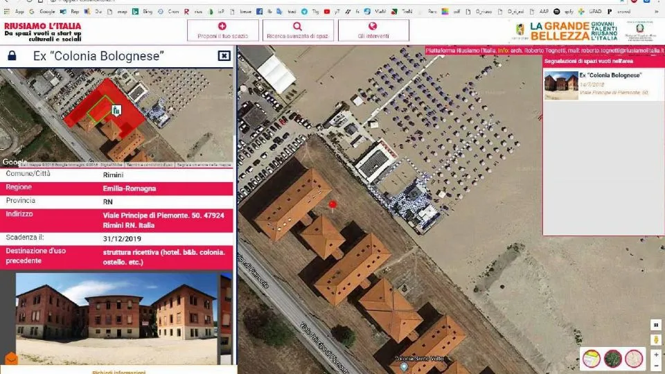 progetto per colonia Bolognese
