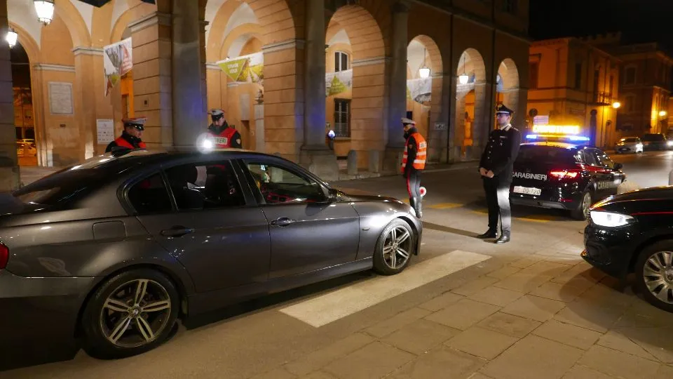 Controlli dei carabinieri a Santarcangelo
