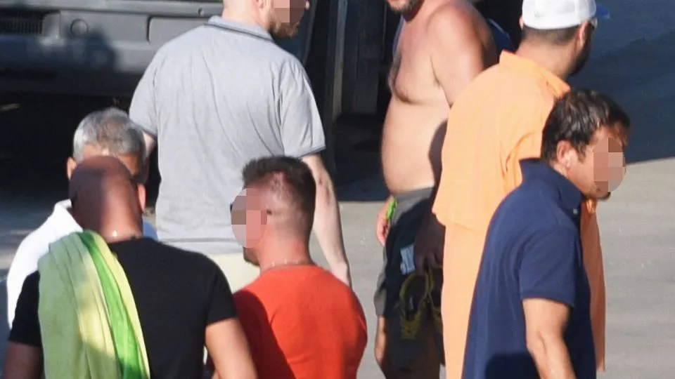 Matteo Salvini in Darsena a Rimini – foto Adriapress
