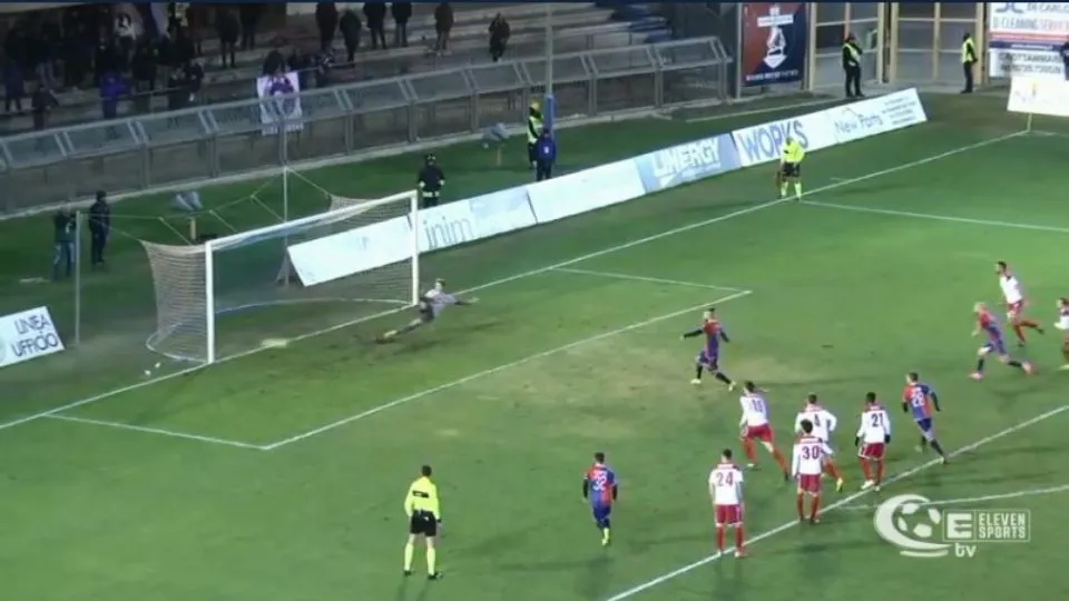 Calderini dal dischetto spiazza Nava, è il gol partita (ElevenSports)