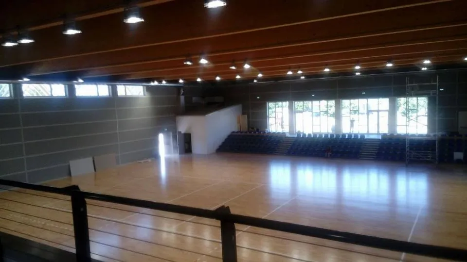 L’interno della Casa del Volley
