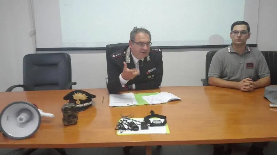 Il comandante Aldo Terzi
