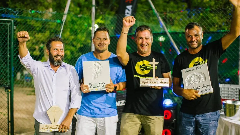 Orazio Mazza (secondo classificato Scalzacani), Matteo Sanchi (primo classificato Gold), Andrea Agostini (secondo classificato Gold), Cristian Ceccolini (vincitore Scalzacani)