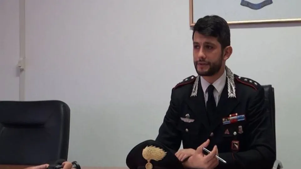 Il capitano dei carabinieri Marco Califano.