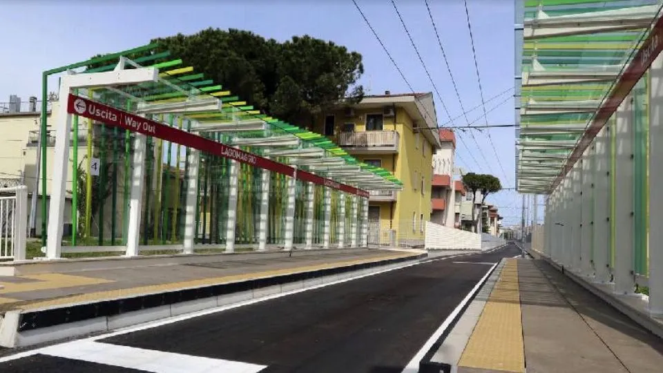 la stazione Lagomaggio
