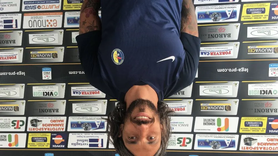 Emmanuel Cascione il giorno della presentazione a Santarcangelo
