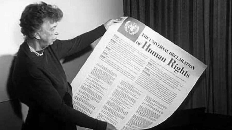 Eleanor_Roosevelt e la Dichiarazione dei diritti dell’Uomo