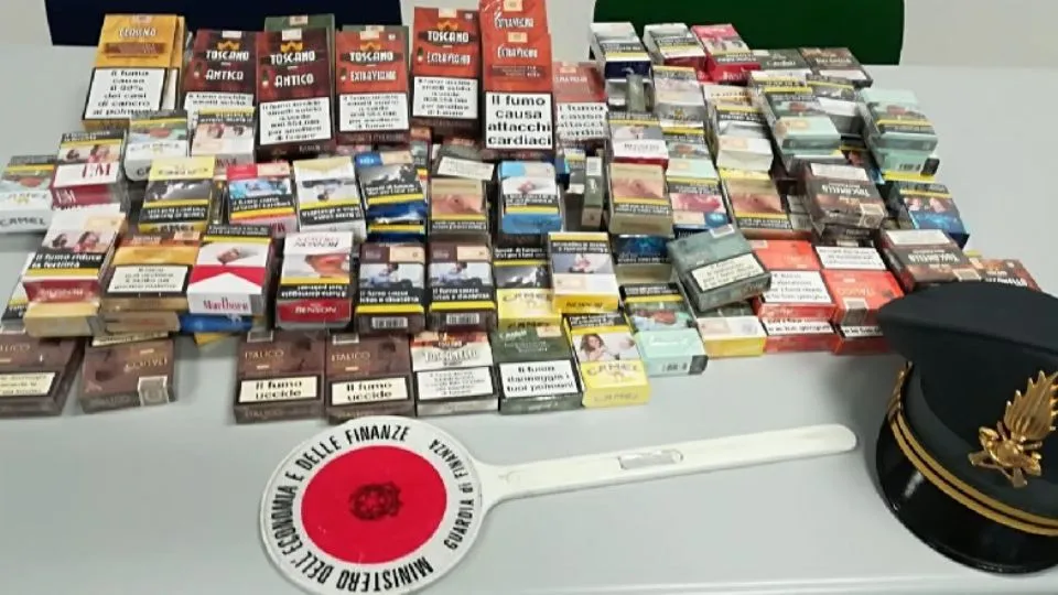 i tabacchi sequestrati