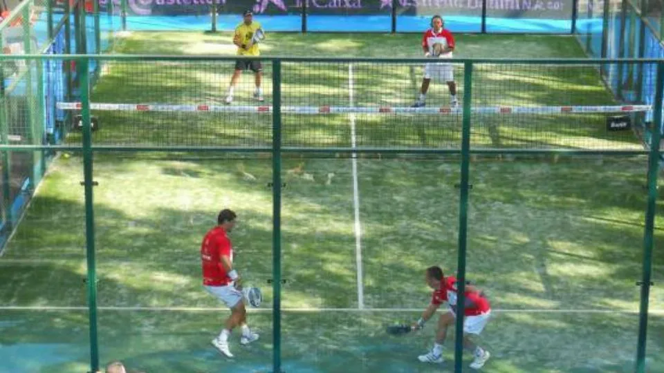 una partita di padel
