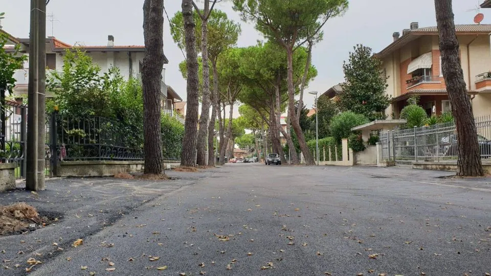 via Malatesta a lavori quasi ultimati