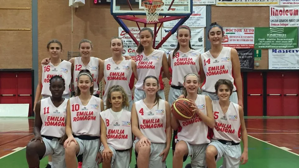 La rappresentativa Femminile 2005 dell’Emilia Romagna