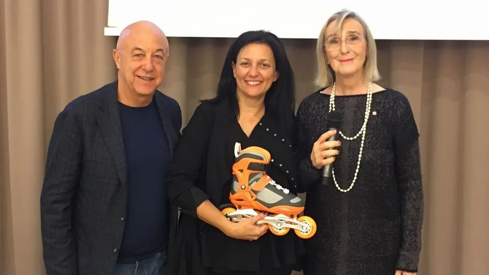 gli organizzatori con il sindaco Tosi