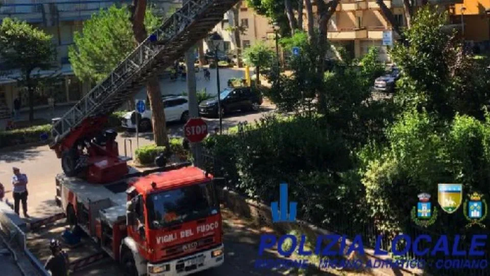 l’intervento in via Mazzini