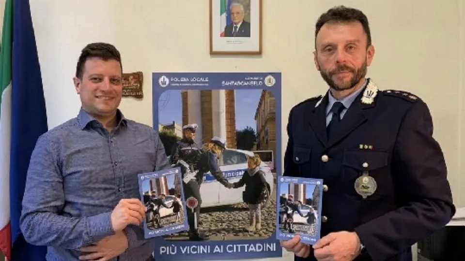 Sacchetti e il comandante Cenni