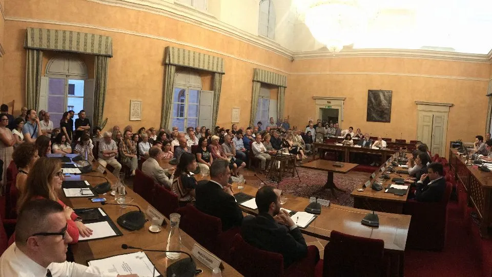 l’aula del Consiglio
