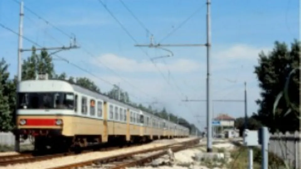 un vecchio treno

