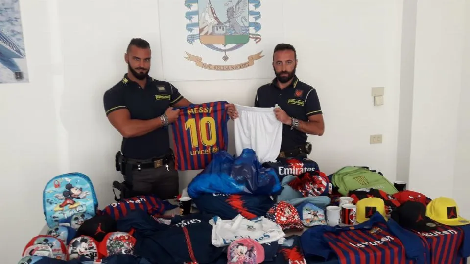 la merce sequestrata