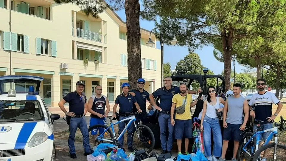 la merce sequestrata a Bellaria
