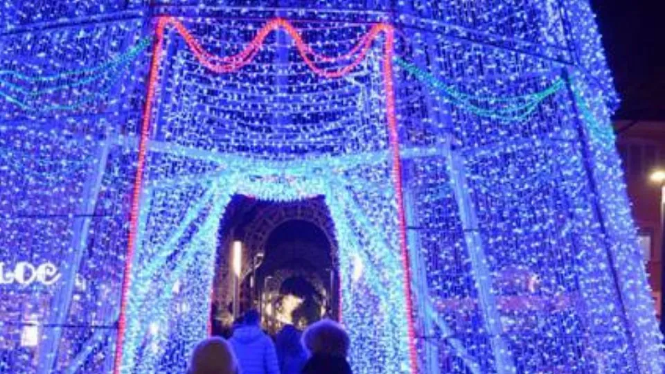 l’albero al porto di una passata edizione dell’ice carpet