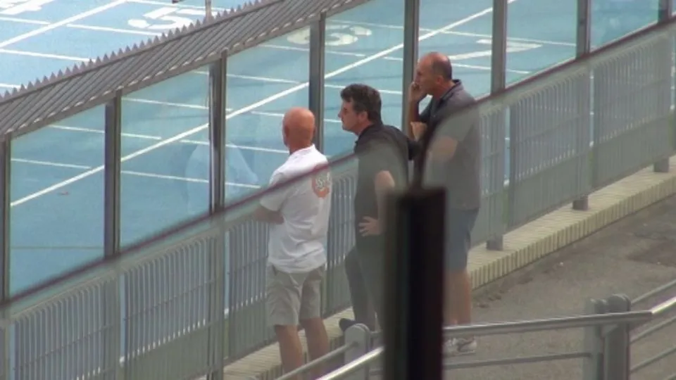 Giorgio Grassi segue il test del Neri