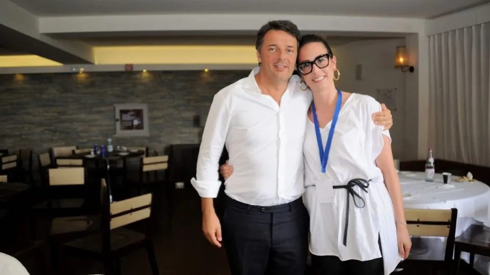 Matteo Renzi e Giorgia Bellucci