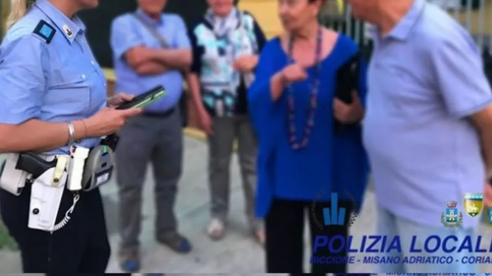 dal FB Polizia Locale Riccione
