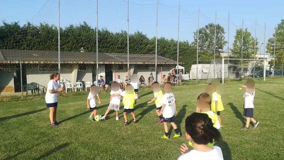I giovanissimi calciatori dell’Athletic
