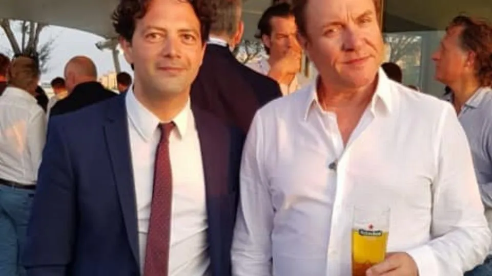 l’assessore Morolli con Simon Le Bon