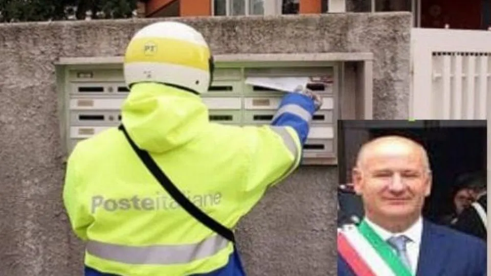 nel riquadro il sindaco Cerbara
