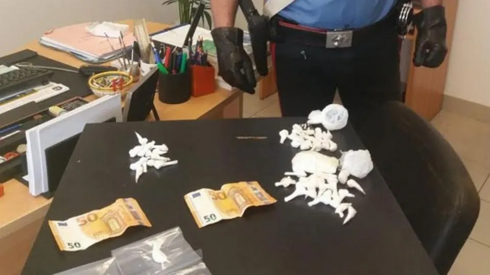 la droga sequestrata