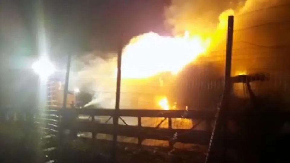 l’incendio
