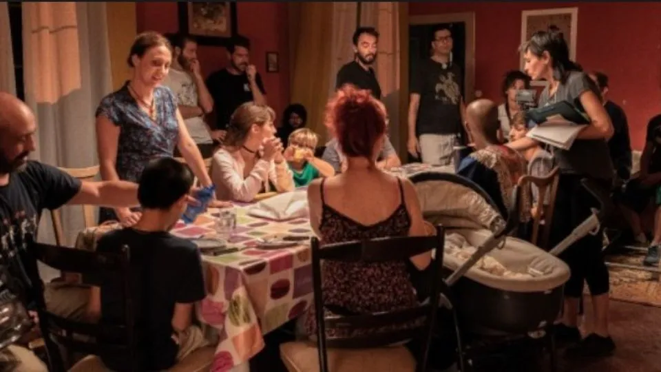 dal set di “Solo cose belle”
