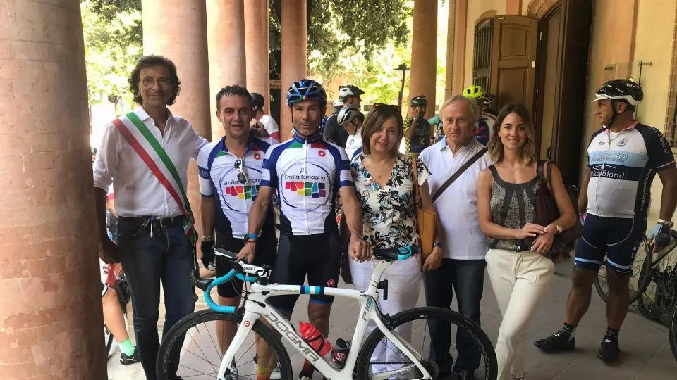 l’arrivo a Coriano
