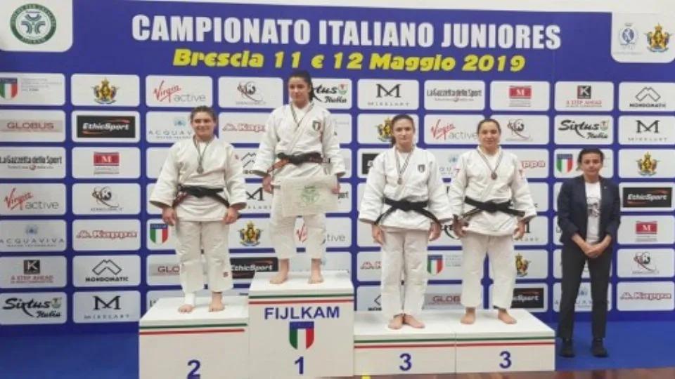 Caterina Mazzotti sul podio