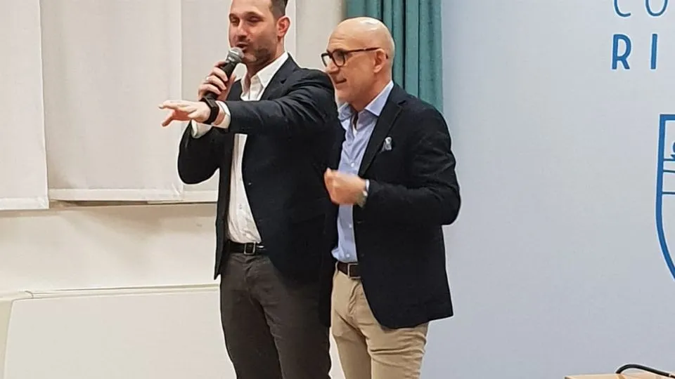 L’assessore Caldari e il presidente Solfrini