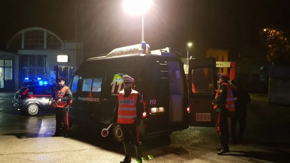 carabinieri controllano le strade della Valmarecchia