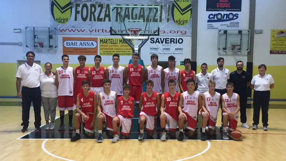 La rappresentativa 2004 Maschile dell’Emilia Romagna