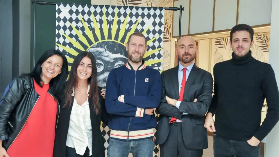 la presentazione allo spazio Brillo