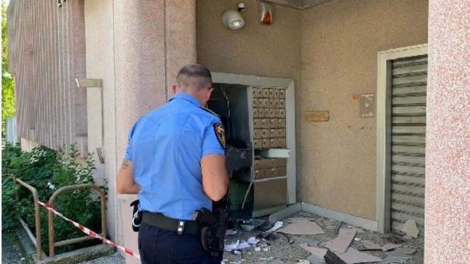 l’assalto esplosivo alle Poste di Ospedaletto
